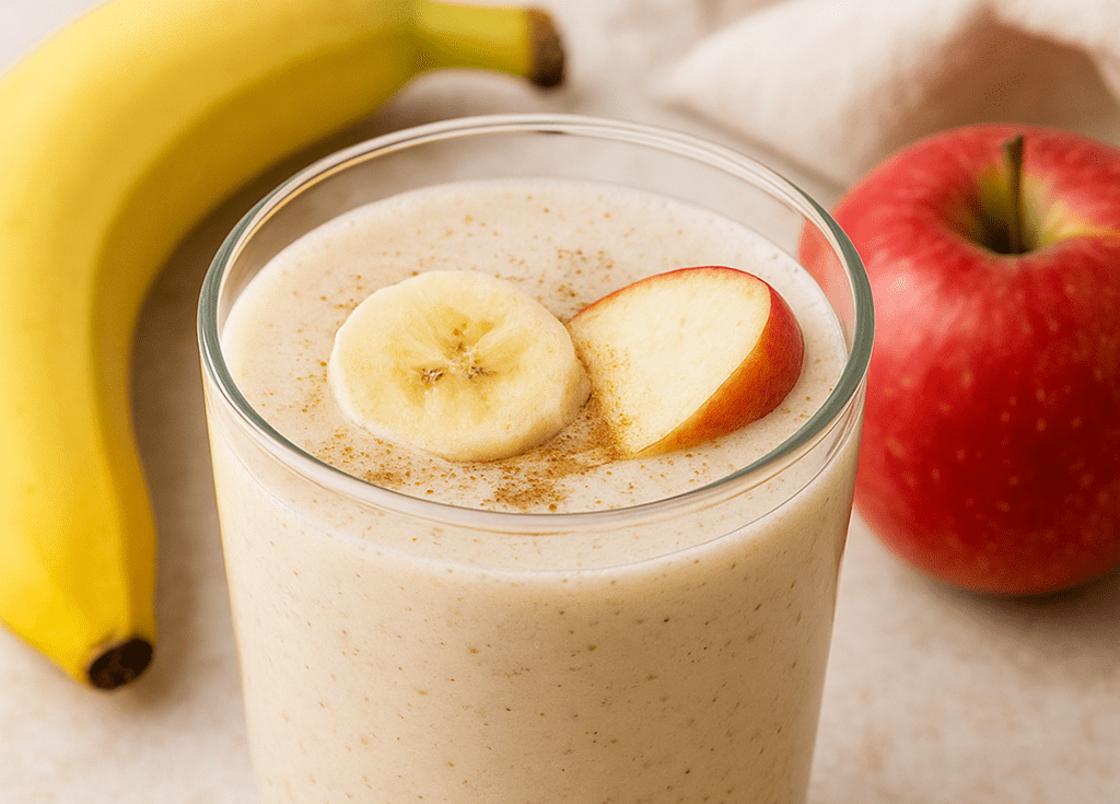 Rezepte für Kids:Apfel Bananen Smoothie