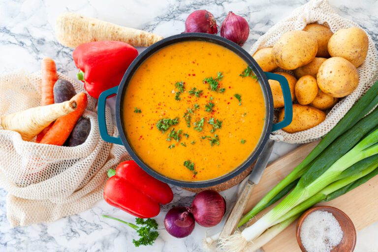 Kürbiscremesuppe für Kinder